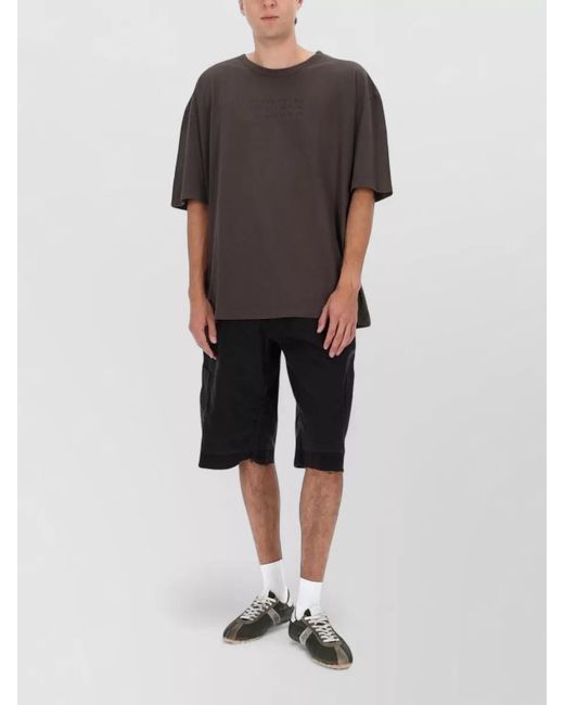 Maison Margiela Gray Multicolour Cotton T-Shirt for men