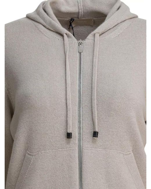 Drumohr Gray Cashmere Cardigan