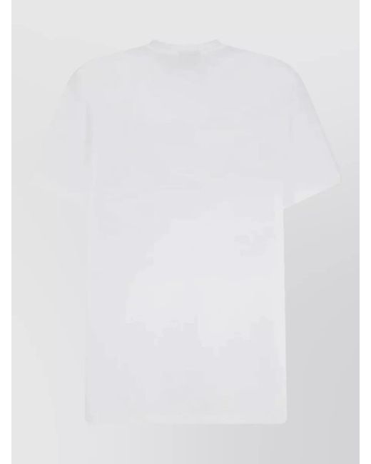Gucci White V-Neck Short-Sleeve T-Shirt for men
