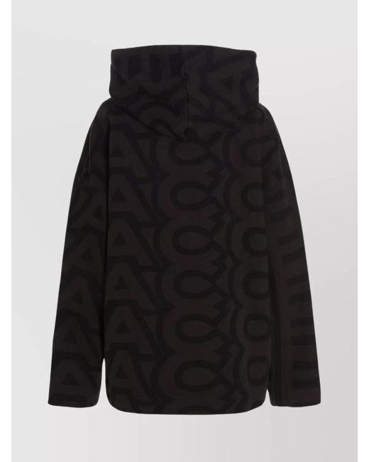 Marc Jacobs Black Cotton Logo Hoodie