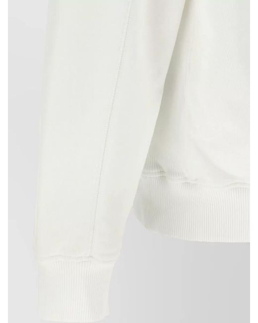Casablanca White Tennis Club Icon Hooded Knit Sweatshirt for men