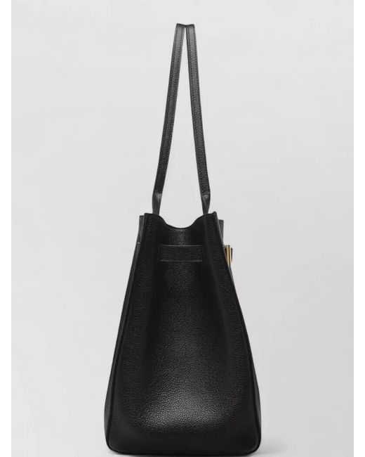 Tom Ford Black Audrey Medium Leather Tote Bag