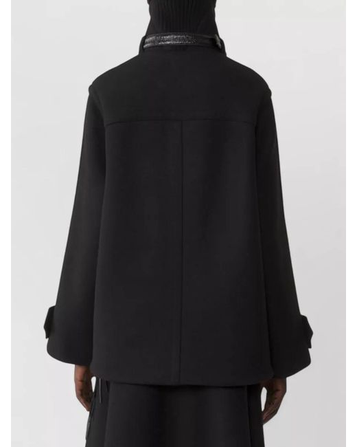 Lanvin Black Wool Coat