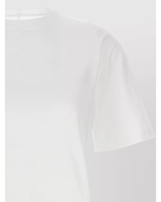 ARMARIUM White Vittoria Crew Neck Short Sleeve Top