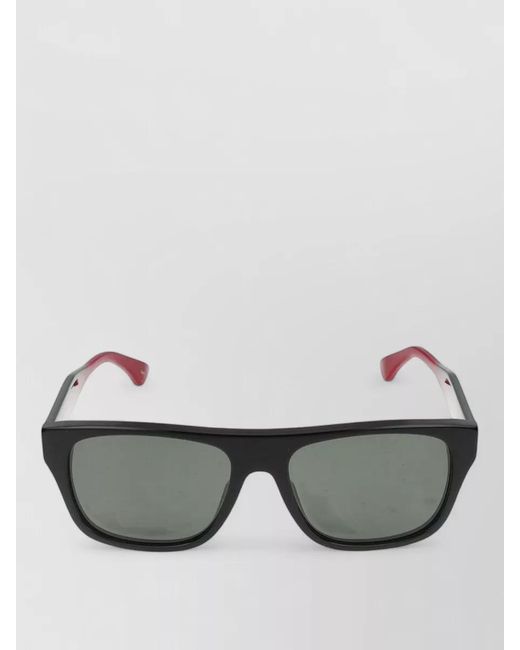 Gucci Gray Rectangular Sunglasses for men