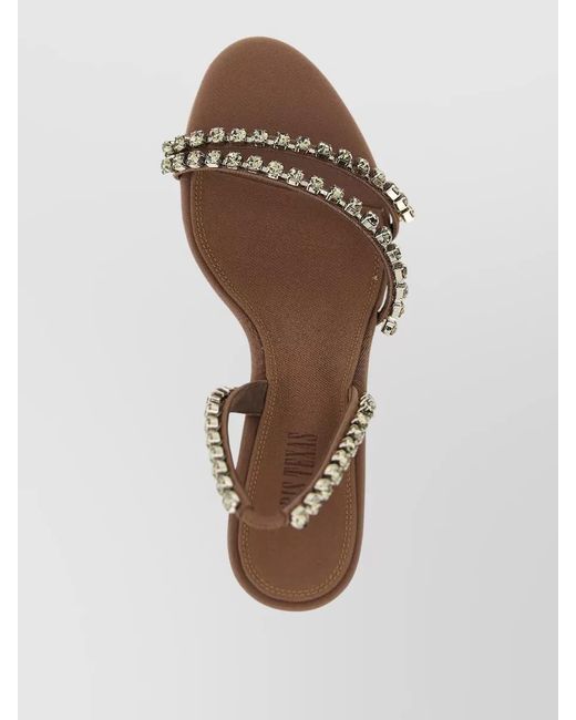 Paris Texas Metallic Lidia Slingback Sandals Stiletto Heel