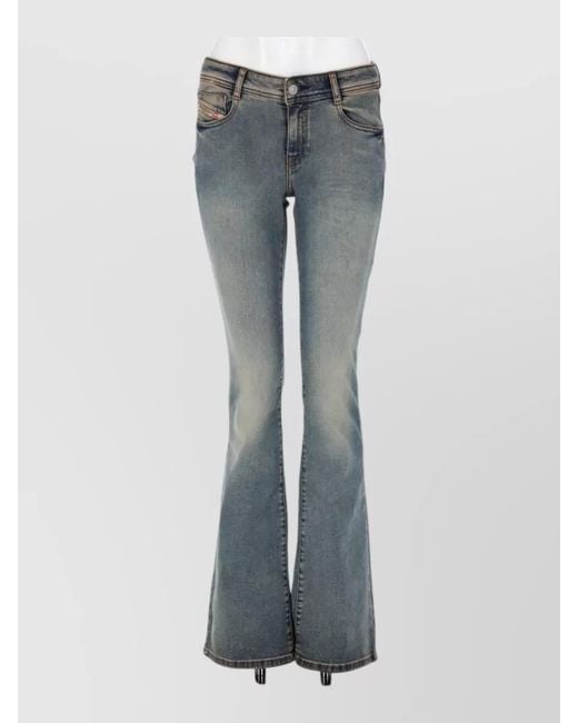 DIESEL Blue 1969 D Ebbey Jeans Bootcut Belt Loops