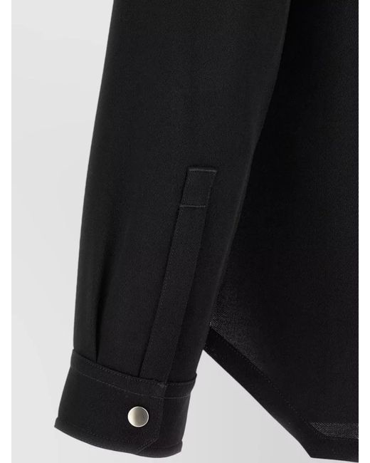 Rick Owens Black Larry Frogpocket Tailored Jacket Front Pockets for men