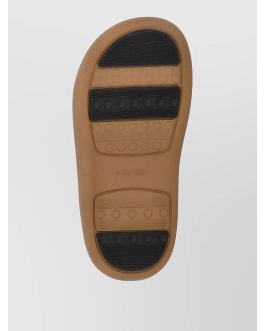 Moon Boot White Shearling Fur-Lined Sandals