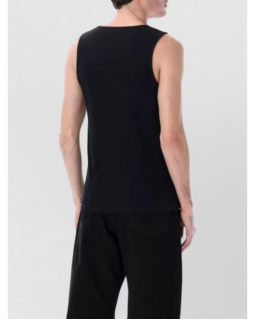 Lemaire Blue Ribbed Tank Top for men