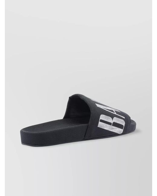 Balenciaga Multicolor Cotton Slide Sandals for men