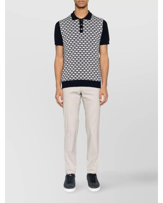 Incotex White Slim-Fit Straight-Leg Trousers for men