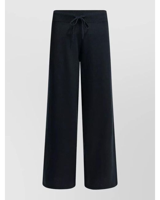 Lisa Yang Blue Lounge Trousers Comfortable Fit Elastic Waistband