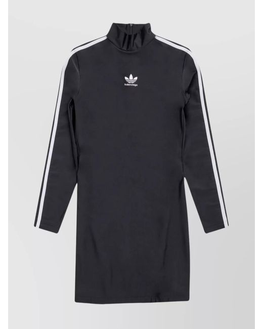 Balenciaga Blue Logo Mini Dress