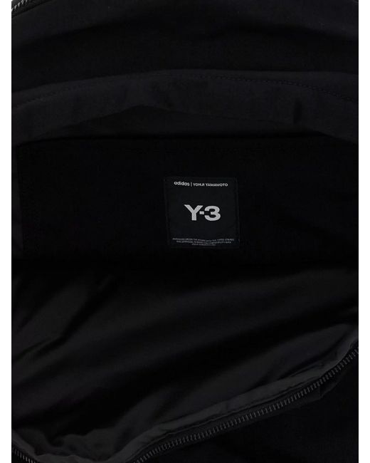Y-3 Black Backpacks