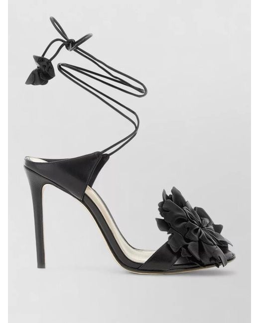 Alexandre Birman Black Leather Sandals