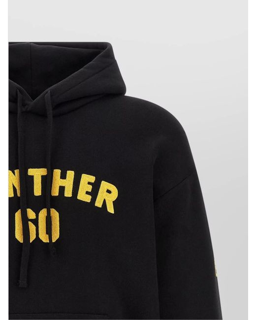 Valentino Garavani Blue Cotton Hoodie for men
