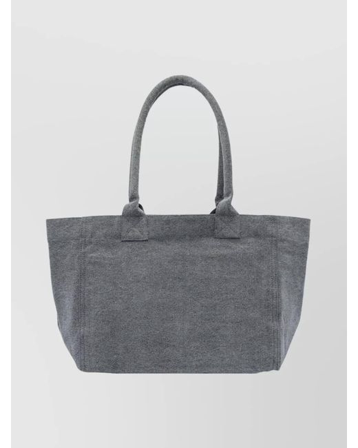 Isabel Marant Gray Yenky Cotton Tote Bag