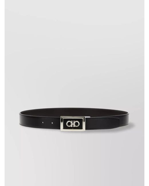 Ferragamo Multicolor Reversible Belt Featuring 'Gancini' Buckle for men