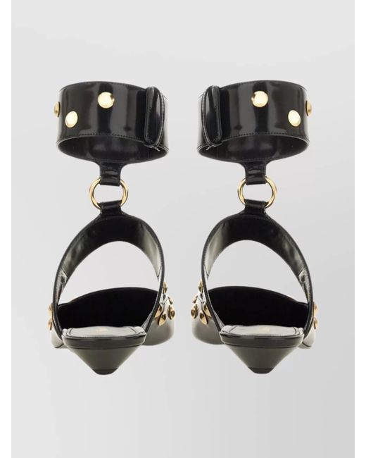 Chloé Metallic Leather Sandals