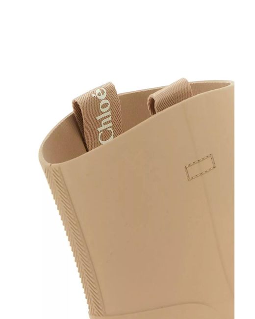 Chloé Natural Rubber Rain Boots
