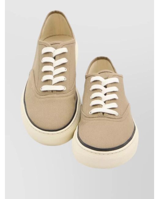 Jacquemus Natural Cotton Low-Top Sneakers for men