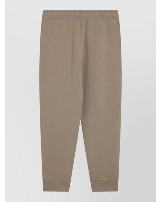 Burberry Natural Cashmere-Blend Track Pants