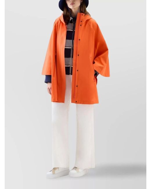 Woolrich White High-Rise Wide-Leg Denim Trousers
