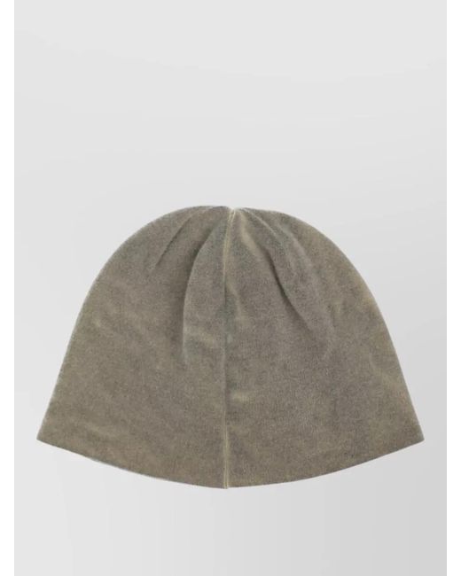 Our Legacy Gray Soft Texture Hat Neutral Seam Detail for men