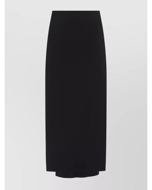 Jacquemus Black Hourglass Shape Midi Skirt