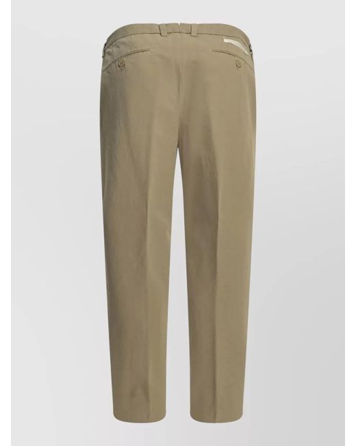 Briglia 1949 Green Tailored Shorts Belt Loops Elastic Waistband for men