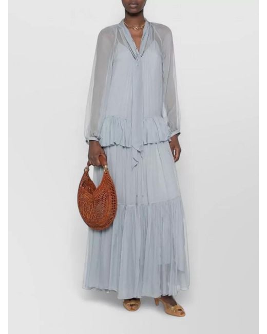 Chloé Blue Maxi Dress