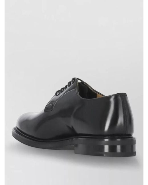 Church's Black Lace Up Brogues Shoes Round Toe for men