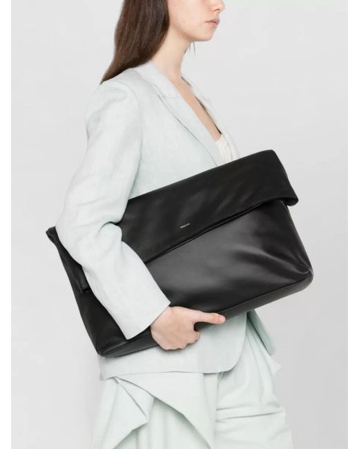 Herskind Gray Sofia Leather Shoulder Bag Adjustable Strap