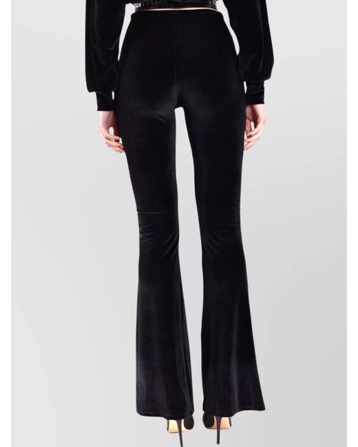 Philipp Plein Blue Flared Trousers