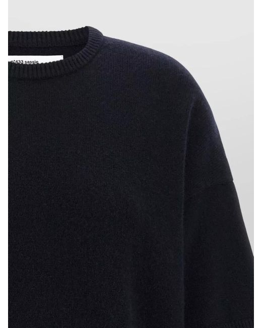 Extreme Cashmere Blue Sassie 433 Crew Neck Loose Sweater