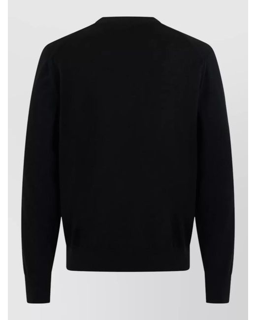 Boss Black Crew Neck Sweater Long Sleeves Relaxed Fit for men