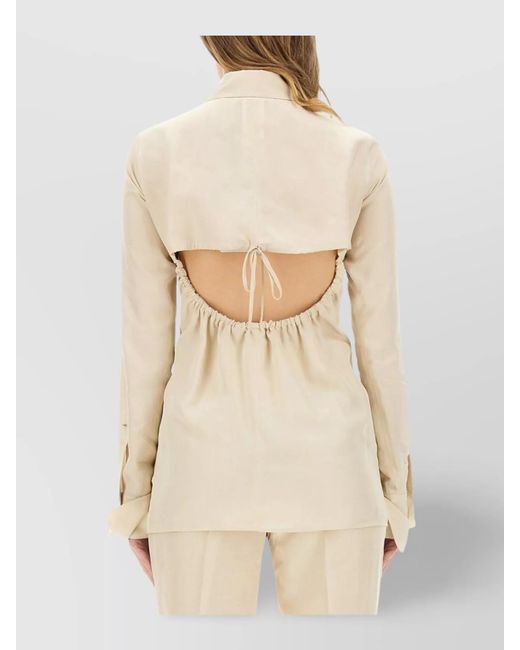 Sportmax Natural Slim-Fit Shirt