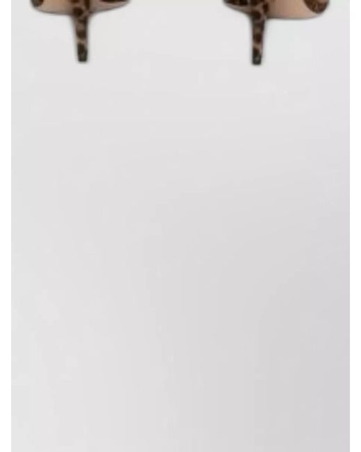 Forte_forte White Silk Blend Dress Halter Neck Open Back