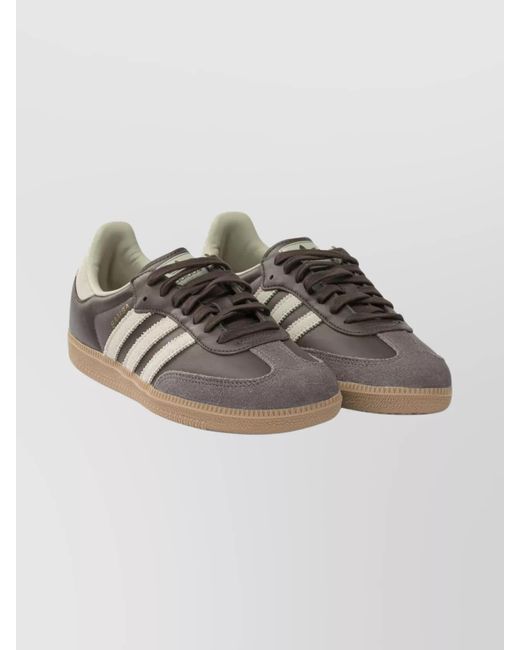 Adidas Originals Multicolor Samba Low-Top Sneakers Featuring Contrast Stripes for men