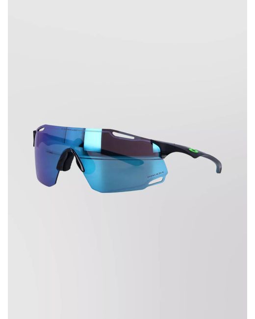 Oakley Blue Dynamic Wraparound Sunglasses Ventilation Design