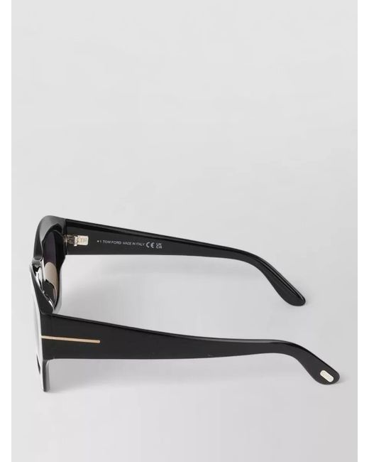 Tom Ford Metallic Sunglasses Square Frame Ft1083 Gradient Lenses