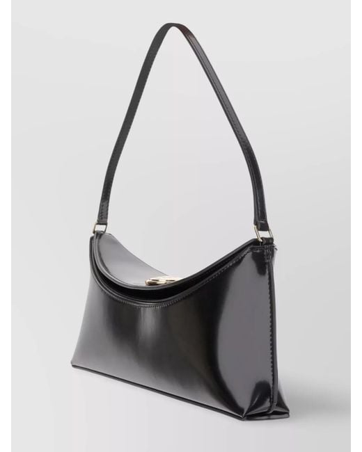 Jacquemus White Shoulder Calf Leather Shoulder Bag