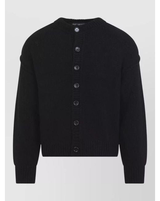 Our Legacy Blue Merino Wool Relaxed-Fit Cardigan for men