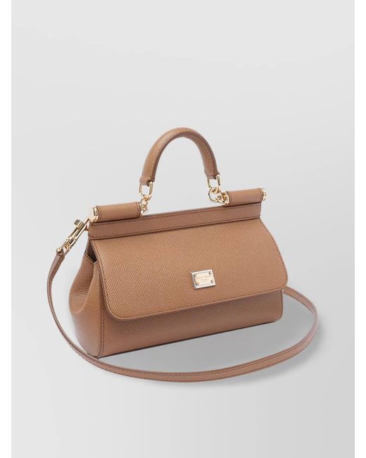 Dolce & Gabbana Multicolor Sicily Small Leather Shoulder Bag
