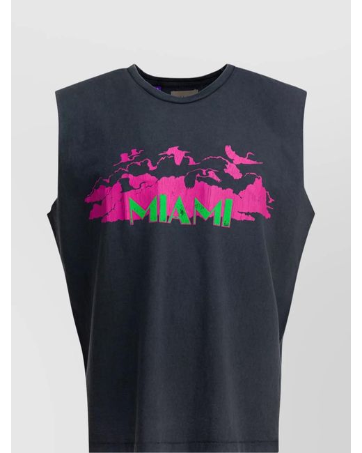 GALLERY DEPT. Blue Cotton Tank Top for men
