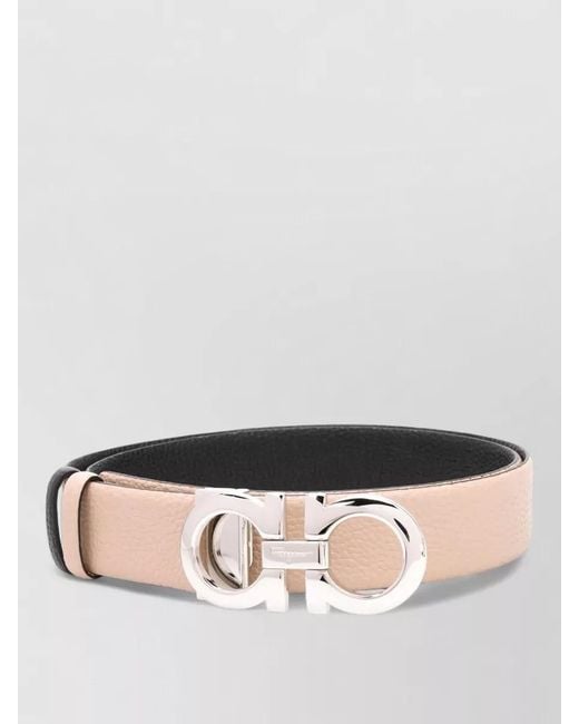 Ferragamo Pink Leather Belt
