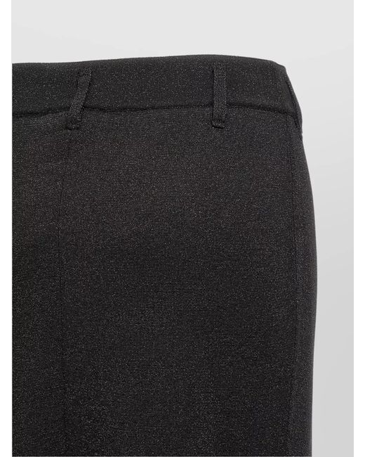 Missoni Black Metallic Fitted Skirt
