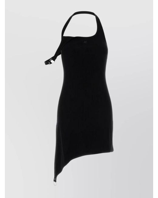 Courreges Black Mini Dress