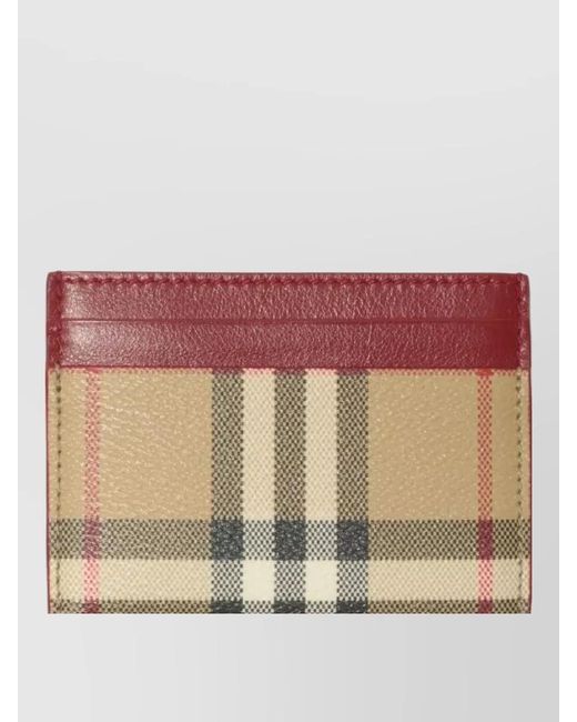 Burberry Multicolor Check Cardholder